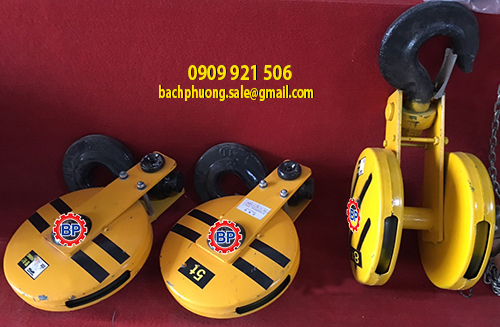 Móc cẩu cầu trục 5 tấn 2 puly  Móc cẩu cầu trục 5 tấn 2 puly