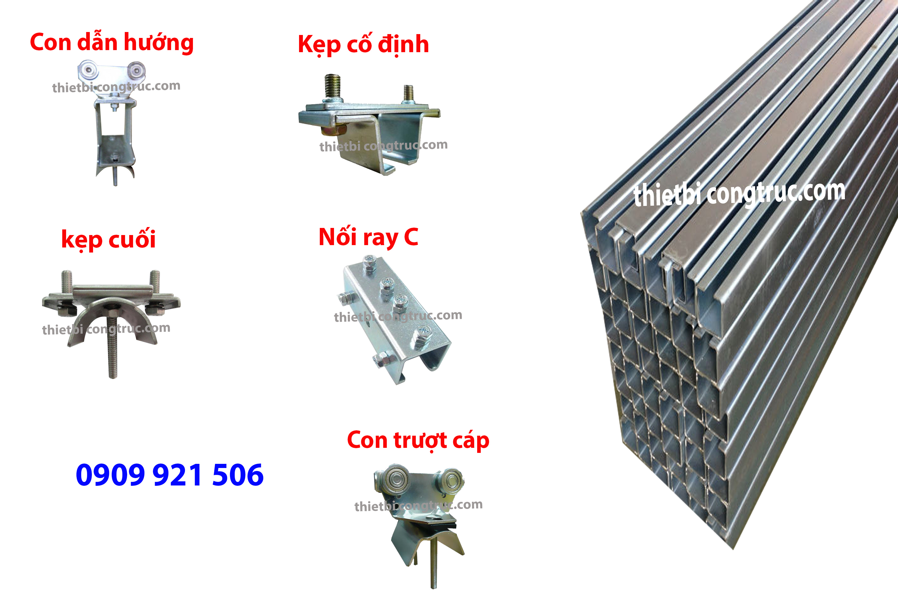 Ray c dẫn cáp điện cầu trục Ray c dẫn cáp điện cầu trục