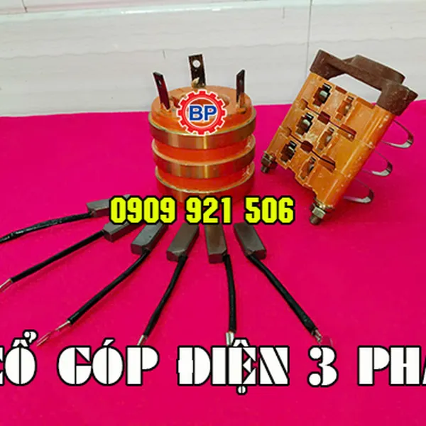 Cổ góp điện an toàn 3 pha 40x80x70mm