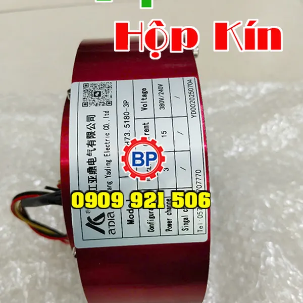 Cổ góp điện hộp kín 3 pha trục 75mm