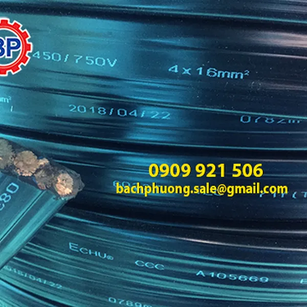 Cáp dẹp cấp điện cho cầu trục