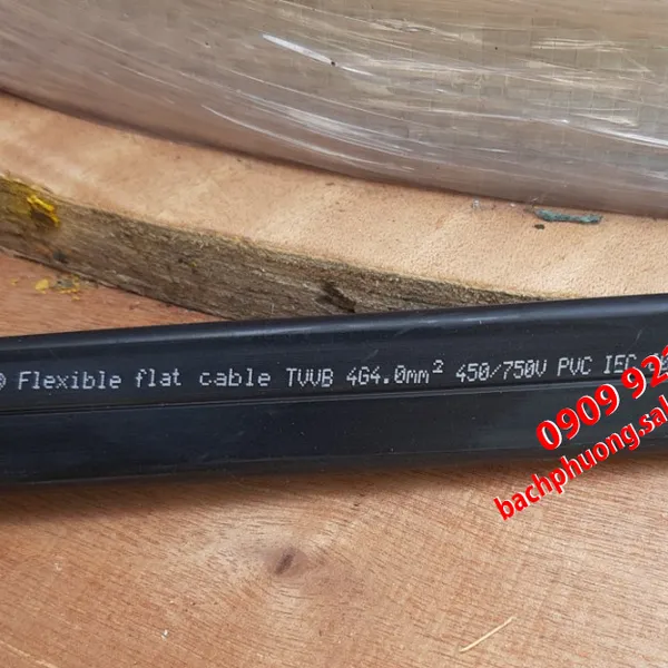 Cáp dẹp cho cầu trục 4Cx2.5mm