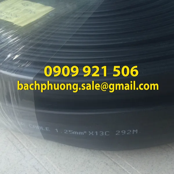 Cáp điện dẹt cầu trục