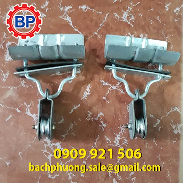 Con lăn treo cáp dẹp