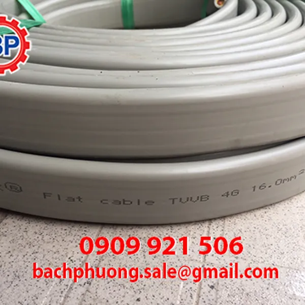 Dây cáp dẹt cấu trục 4Cx6mm