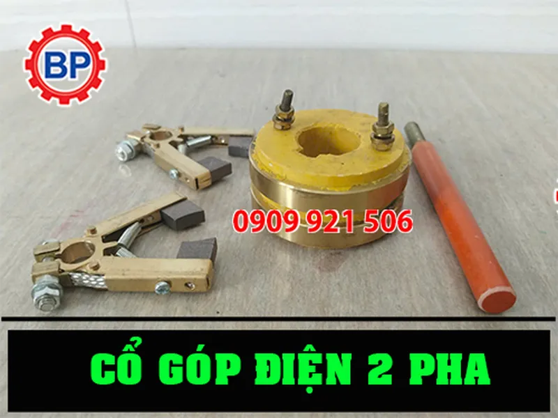 Cổ góp điện an toàn 2 pha 25x65x35mm