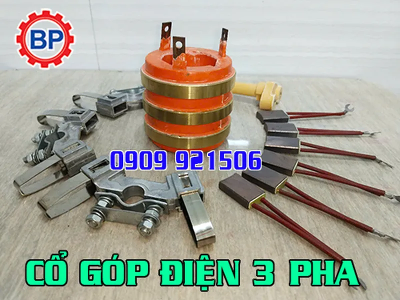 Cổ góp điện an toàn 3 pha 50x90x80mm