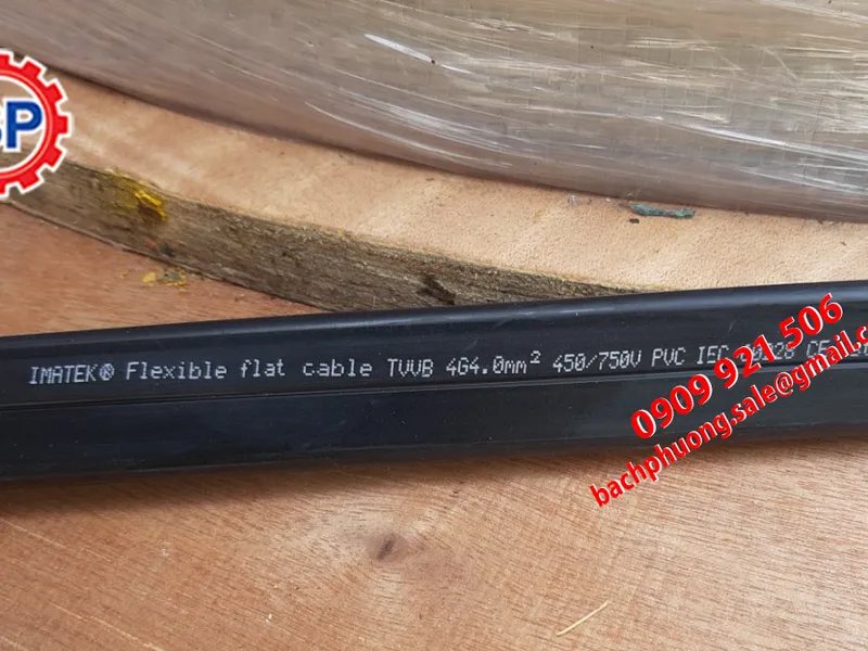 Cáp dẹp cho cầu trục 4Cx2.5mm