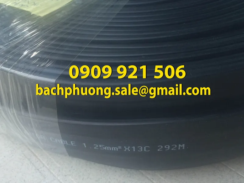 Cáp điện dẹt cầu trục