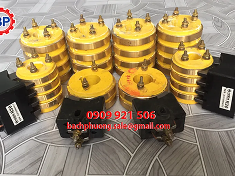 Cổ góp điện chuyên dùng cho máy đóng gói 25x65mm