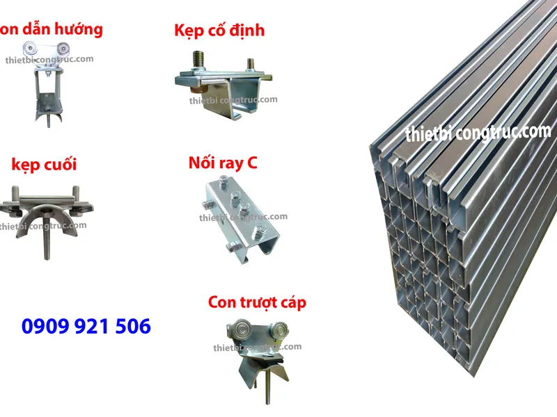 Ray c tiêu chuẩn cho cầu trục