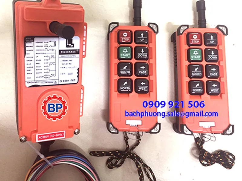 Telecrane F21- E1B bộ điều khiển từ xa 2 tay bấm