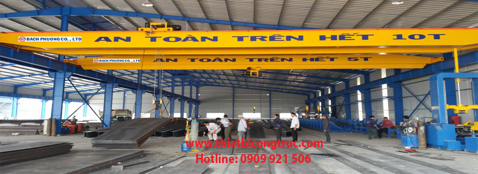 Cầu trục dầm đôi Cầu trục dầm đôi