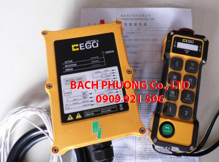 Bộ điều khiển từ xa dành cho cầu trục Bộ điều khiển từ xa dành cho cầu trục