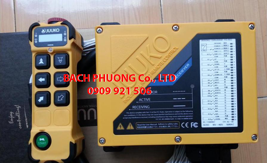 Bộ điều khiển từ xa dành cho cầu trục Bộ điều khiển từ xa dành cho cầu trục