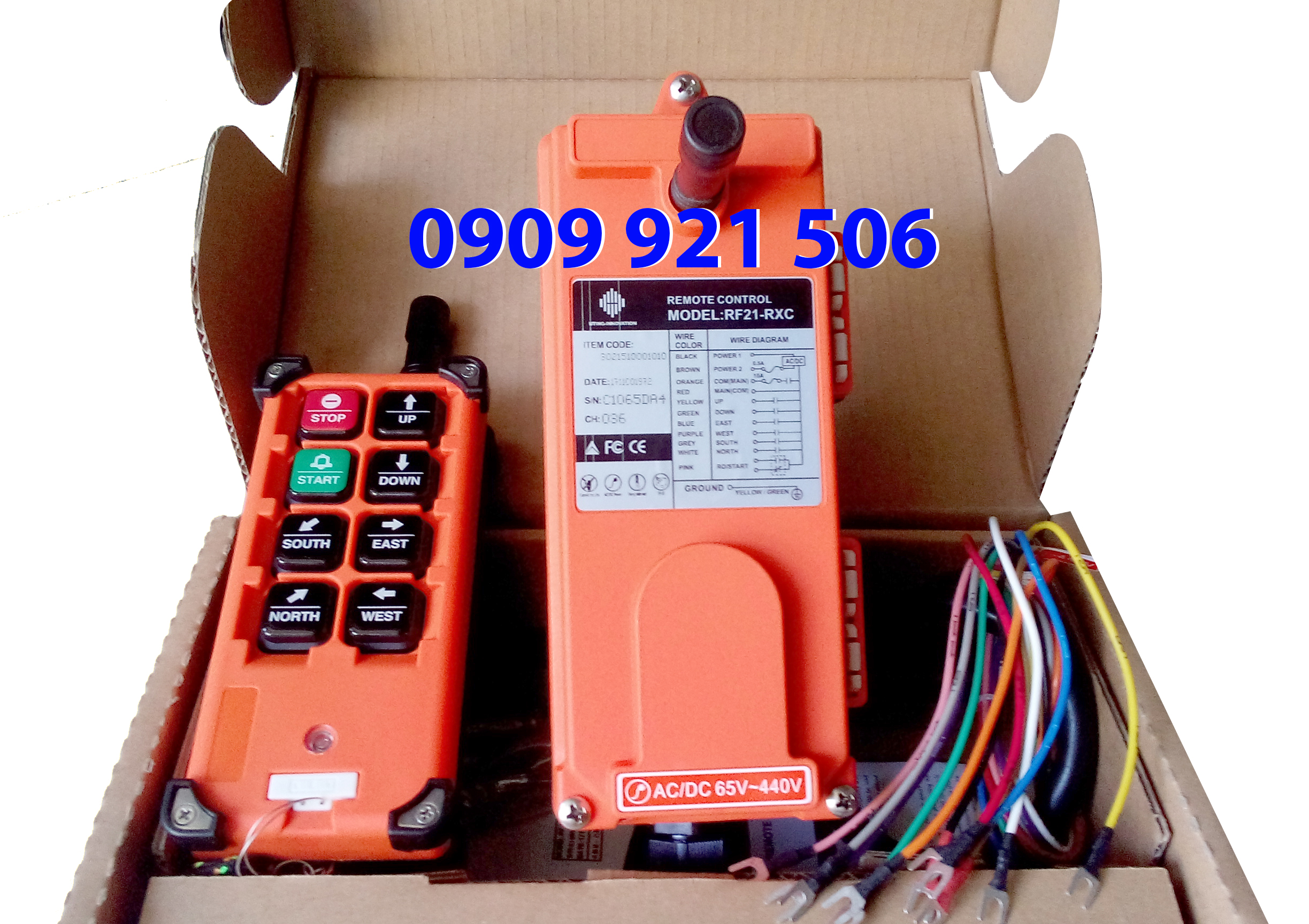 Cấu tạo bộ điều khiển từ xa cầu trục Cấu tạo bộ điều khiển từ xa cầu trục