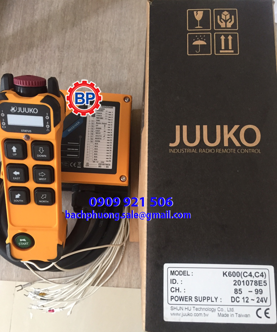 Điều khiển từ xa Juuko K600 - 24V Điều khiển từ xa Juuko K600 - 24V