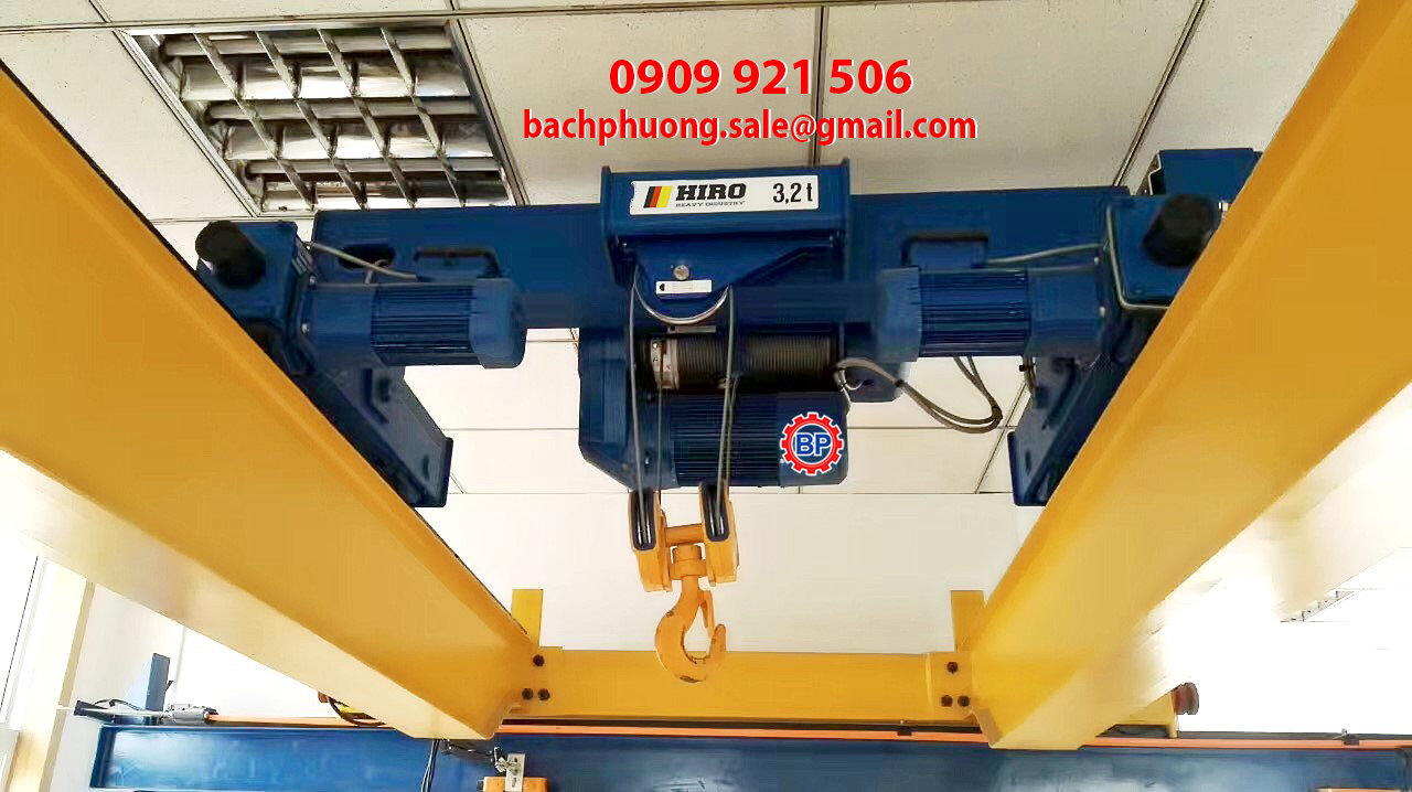 Palang cáp điện dầm đôi Palang cáp điện dầm đôi