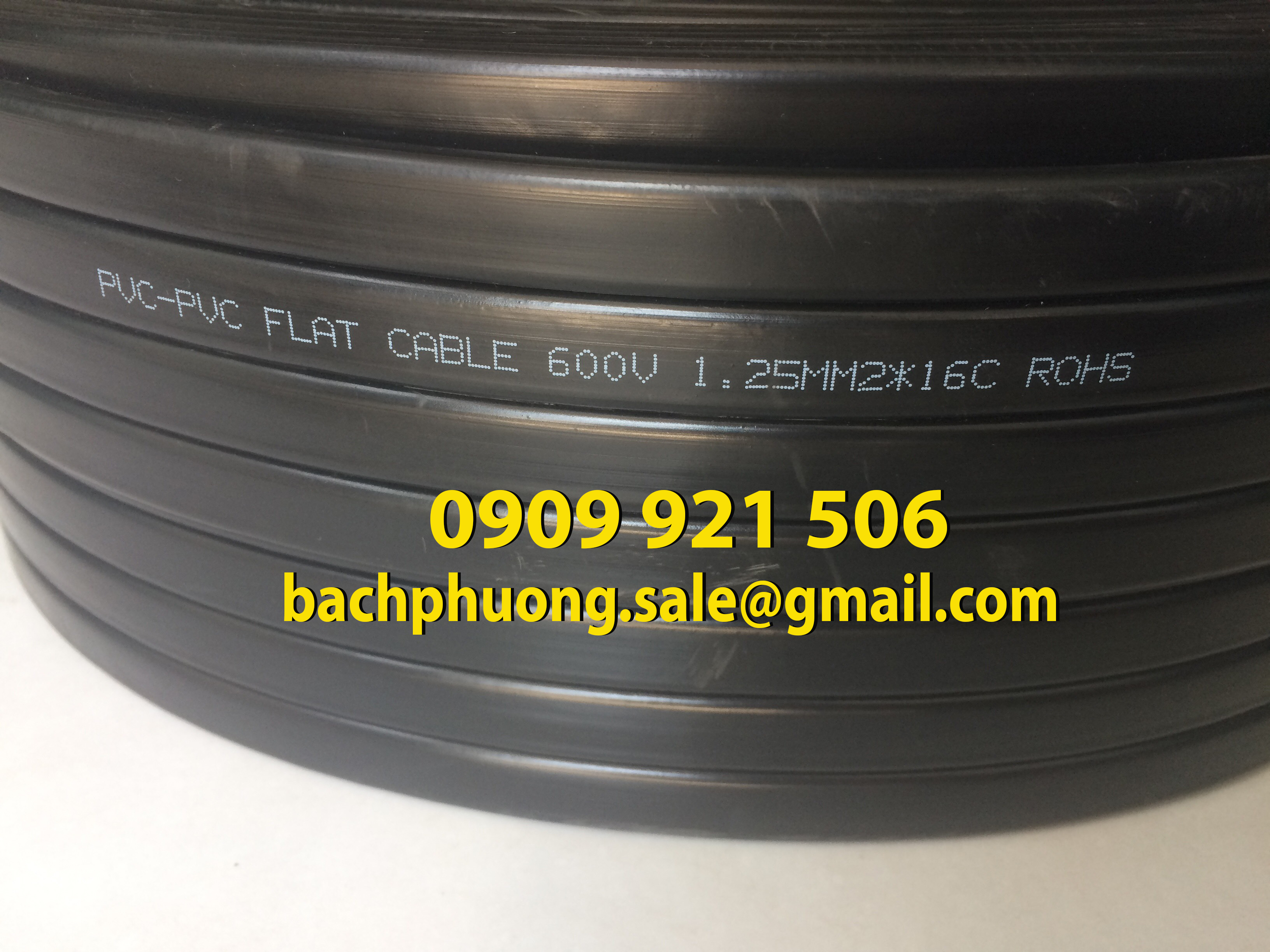 cáp dẹt cho cầu trục 4Cx6.0 mm cáp dẹt cho cầu trục 4Cx6.0 mm