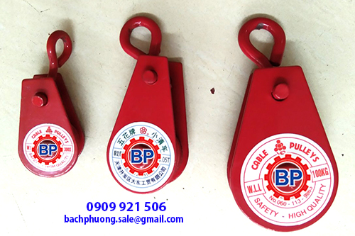 Các loại ròng rọc chạy trên cáp thép Các loại ròng rọc chạy trên cáp thép