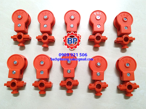 Các loại ròng rọc chạy trên cáp thép Các loại ròng rọc chạy trên cáp thép