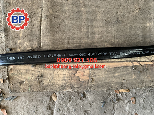 Cáp điện dẹp shentai 8Cx1.5mm Cáp điện dẹp shentai 8Cx1.5mm
