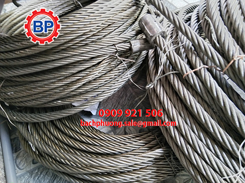 Cáp thép cầu trục phi 16 Cáp thép cầu trục phi 16