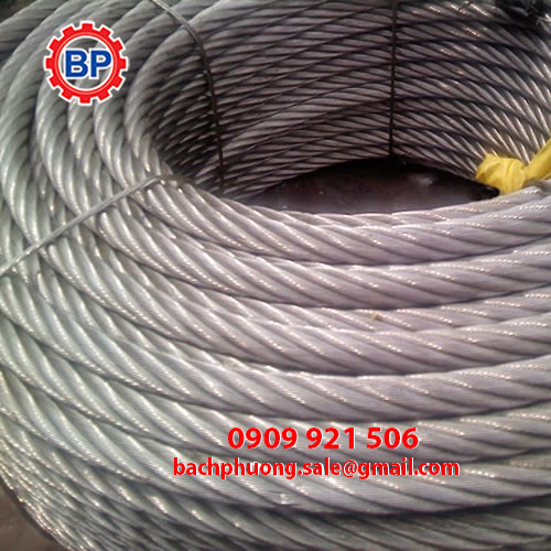 Cáp thép dùng cho Palang cầu trục Cáp thép dùng cho Palang cầu trục