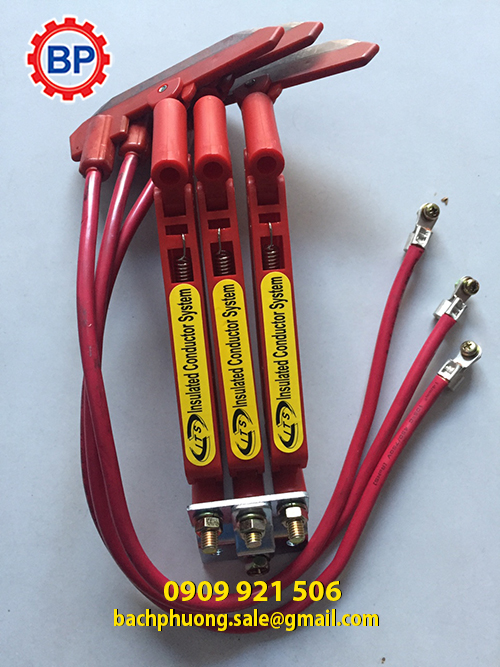 Chồi tiếp điện cầu trục 3 pha 100A Chồi tiếp điện cầu trục 3 pha 100A
