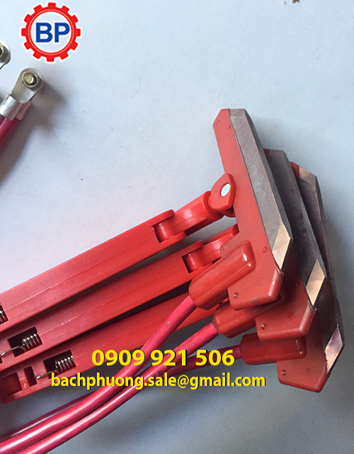 Chổi tiếp điện cầu trục 4P100A Chổi tiếp điện cầu trục 4P100A
