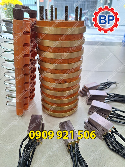 Cổ góp điện 10 pha 60 x115x235mm Cổ góp điện 10 pha 60 x115x235mm