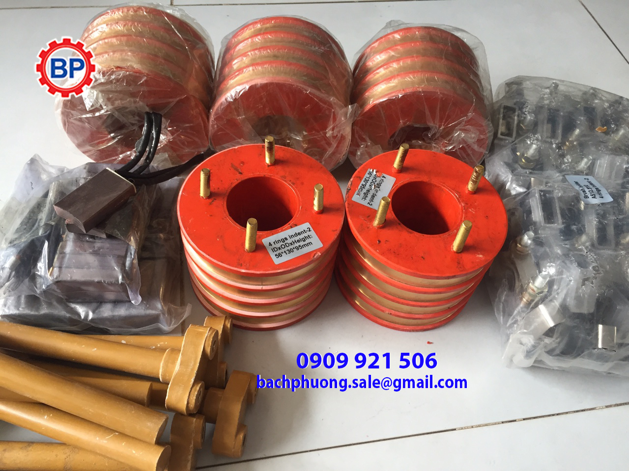 Cổ góp điện 2 Pha 25*65*55mm Cổ góp điện 2 Pha 25*65*55mm