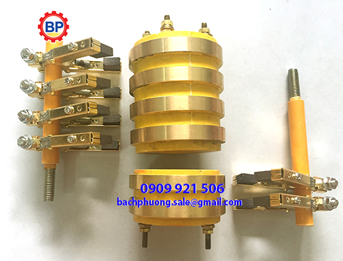 Cổ góp điện 2 Pha 25*65*55mm Cổ góp điện 2 Pha 25*65*55mm