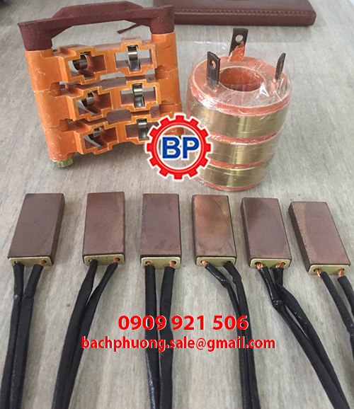 Cổ góp điện 3 pha đường kính 30x70x75mm Cổ góp điện 3 pha đường kính 30x70x75mm