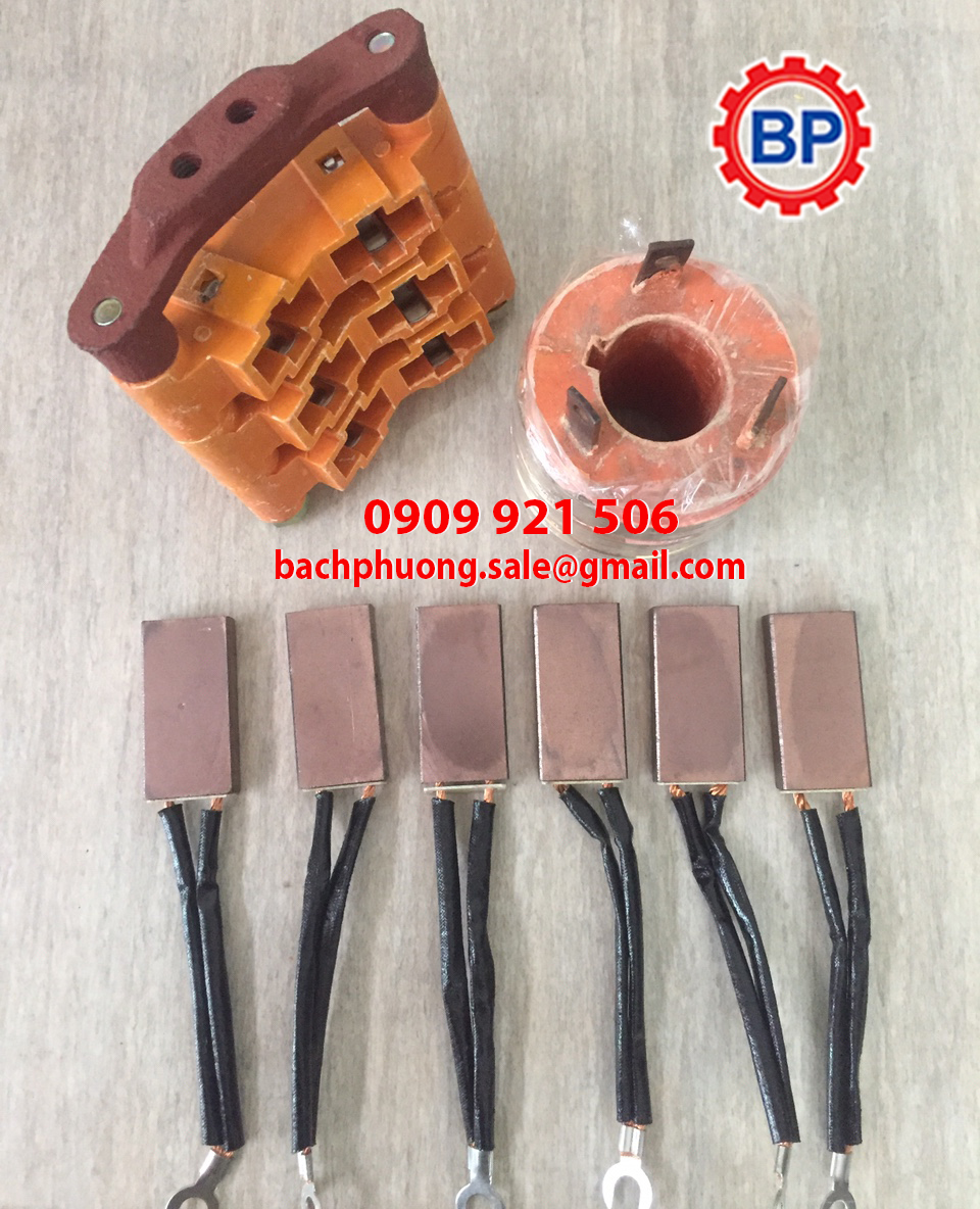 Cổ góp điện 3 pha đường kính 30x70x75 mm Cổ góp điện 3 pha đường kính 30x70x75 mm