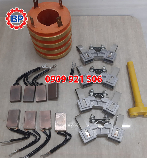 Cổ góp điện 4 pha 60x140x130mm Cổ góp điện 4 pha 60x140x130mm