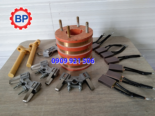 Cổ góp điện 4 pha 60x140x130mm Cổ góp điện 4 pha 60x140x130mm