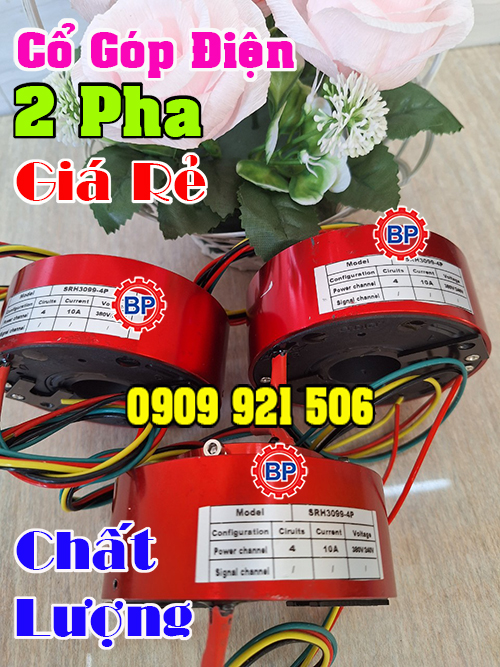 Cổ góp điện hộp kín 2 pha Cổ góp điện hộp kín 2 pha