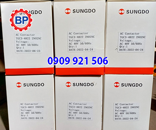 Contactor TGC3-48AC Hãng Sungdo Contactor TGC3-48AC Hãng Sungdo