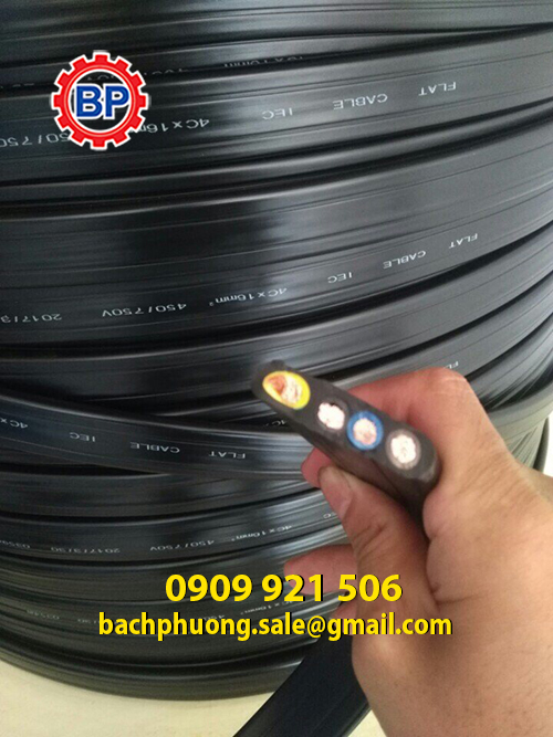 Dây cáp dẹt cầu trục Dây cáp dẹt cầu trục