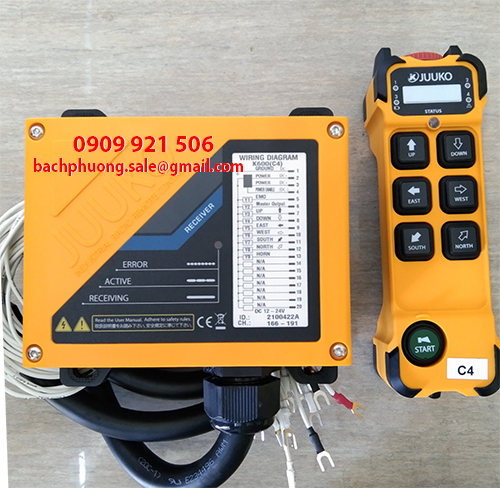 Điều khiển từ xa 6 nút 12V-24V Điều khiển từ xa 6 nút 12V-24V