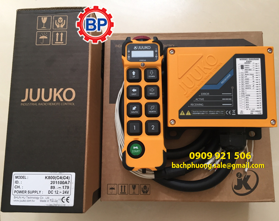 Điều khiển từ xa Juuko - K800 Điều khiển từ xa Juuko - K800