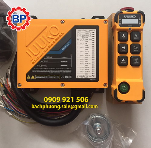 Điều khiển từ xa tiêu chuẩn cầu trục hiệu JuuKo Điều khiển từ xa tiêu chuẩn cầu trục hiệu JuuKo