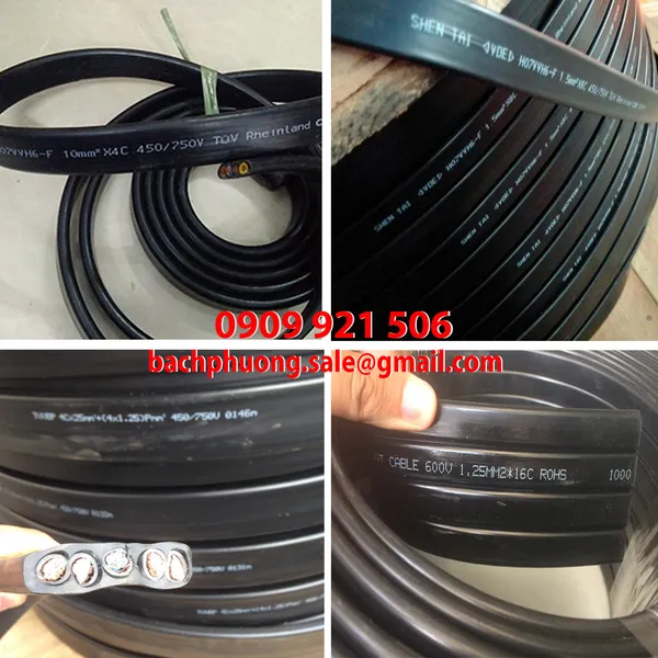 Cáp dẹt ray C cầu trục 14C x 1.25mm