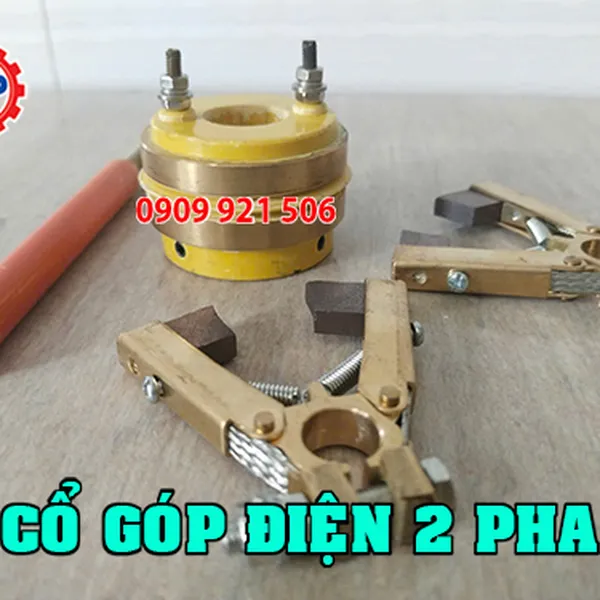 Cổ góp điện an toàn 2 pha 20x50x36mm