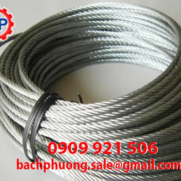 Cáp cẩu thép cho palang cầu trục