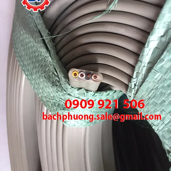 Cáp điện dẹt cầu trục 4Cx2.5mm