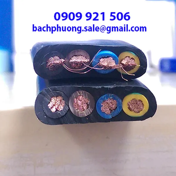 Cáp điện dẹt cho cầu trục