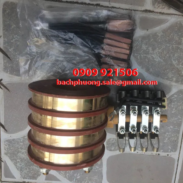 Cổ góp điện 4 pha (Vành góp điện 4 pha)