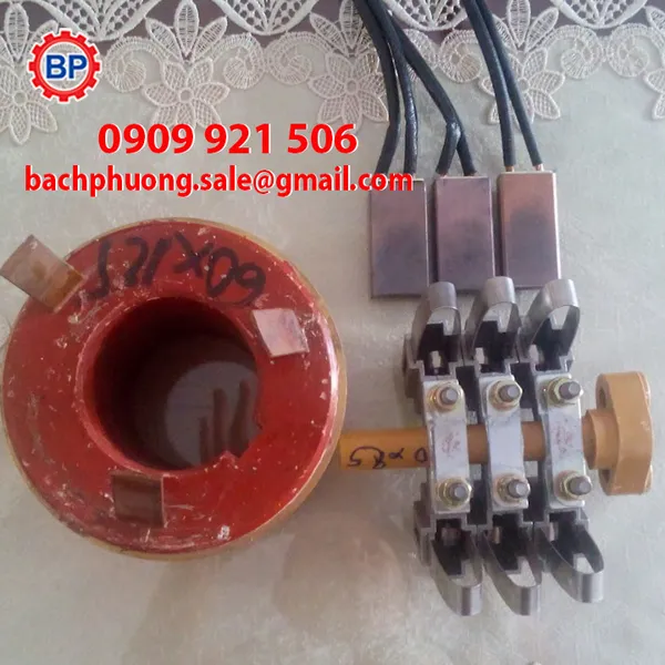 Cổ góp điện chổi than 8 pha
